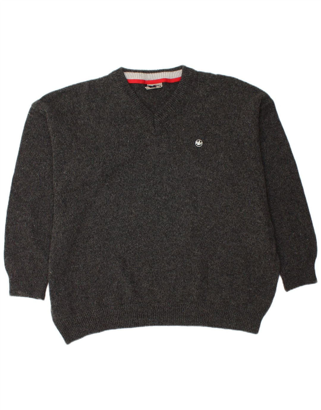 Мужской джемпер с v-образным вырезом MURPHY & NYE 2XL, черная шерсть