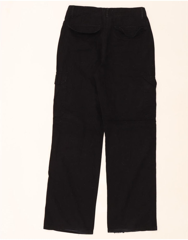 Женские прямые джинсы карго ZARA EU 40 Medium W30 L32, черные