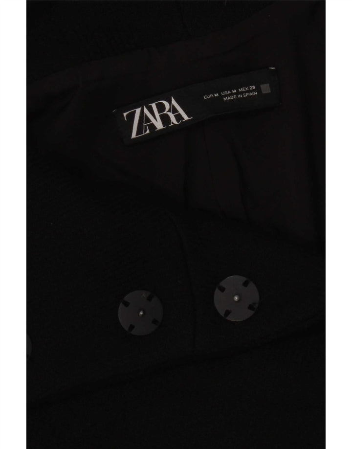 Женское пальто оверсайз Zara UK 14, средний черный