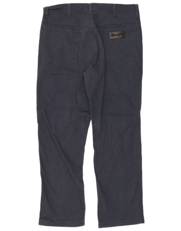 Мужские прямые джинсы Wrangler Texas W34 L28 темно-синие, хлопок