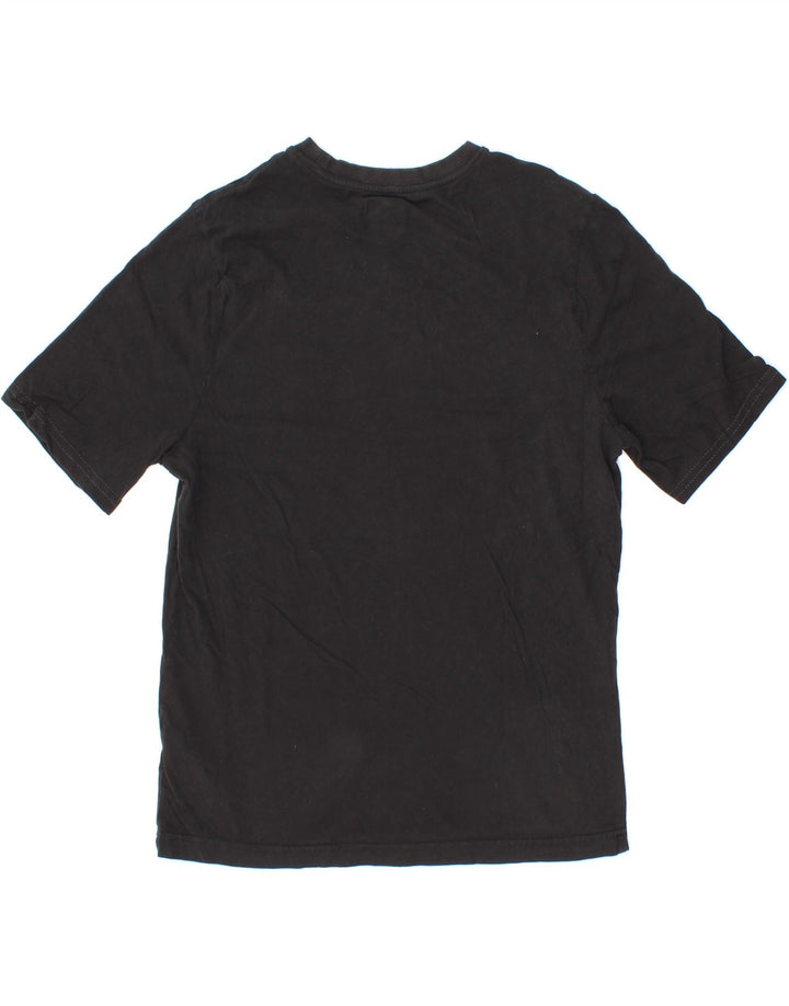 HURLEY Mens Graphic T-Shirt Top Small Black Cotton Vintage Hurley and Second-Hand Hurley from Messina Hembry 