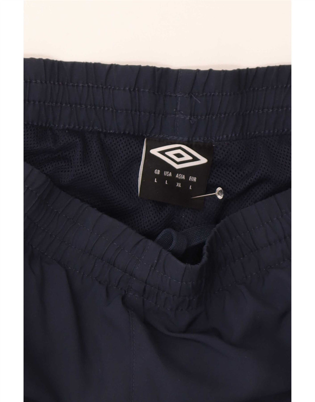 Мужские спортивные брюки Umbro, джоггеры, большие темно-синие, полиэстер