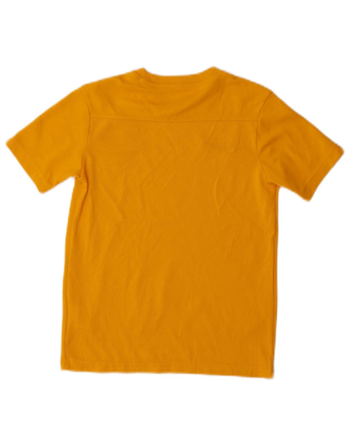 Футболка с рисунком Nike Dri Fit для мальчиков, топ 8–9 лет, маленький желтый полиэстер