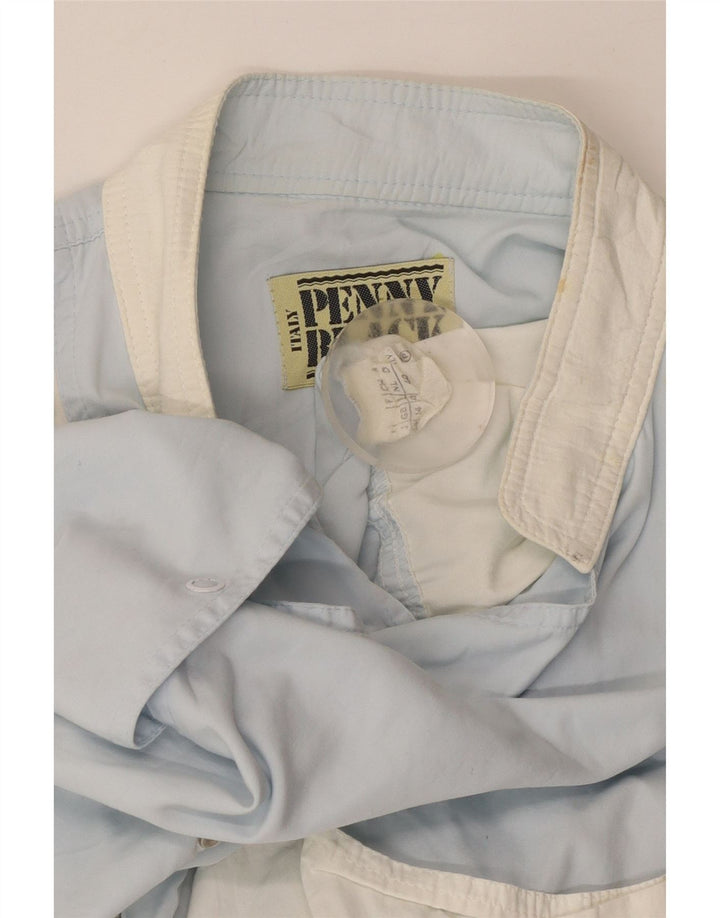 Женская куртка PENNY BLACK UK 14, большая синяя, хлопок с цветными блоками