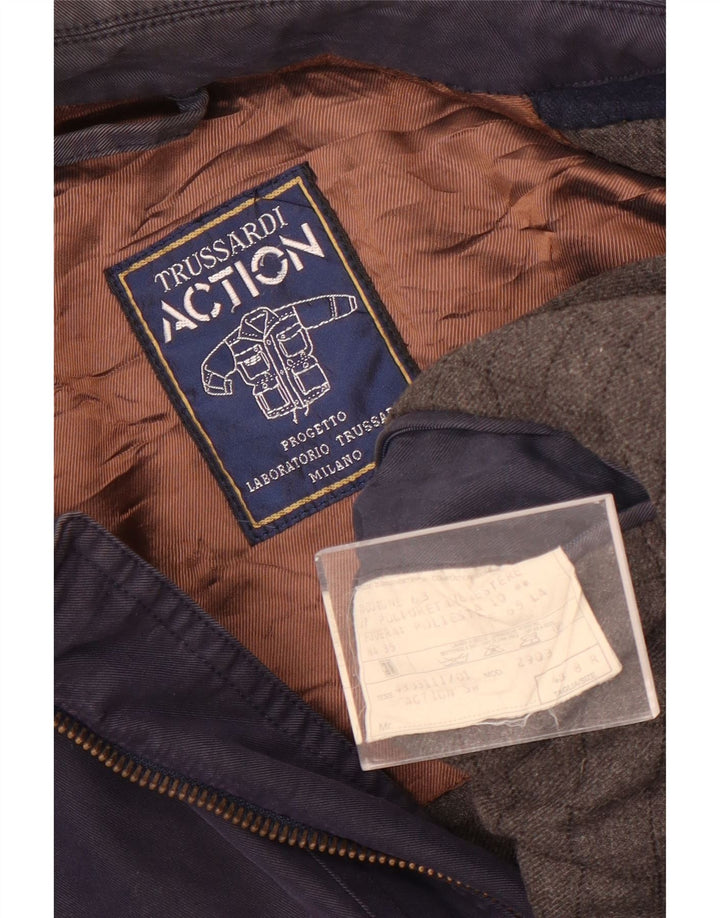 Мужская куртка Trussardi IT 48 Medium Navy Blue