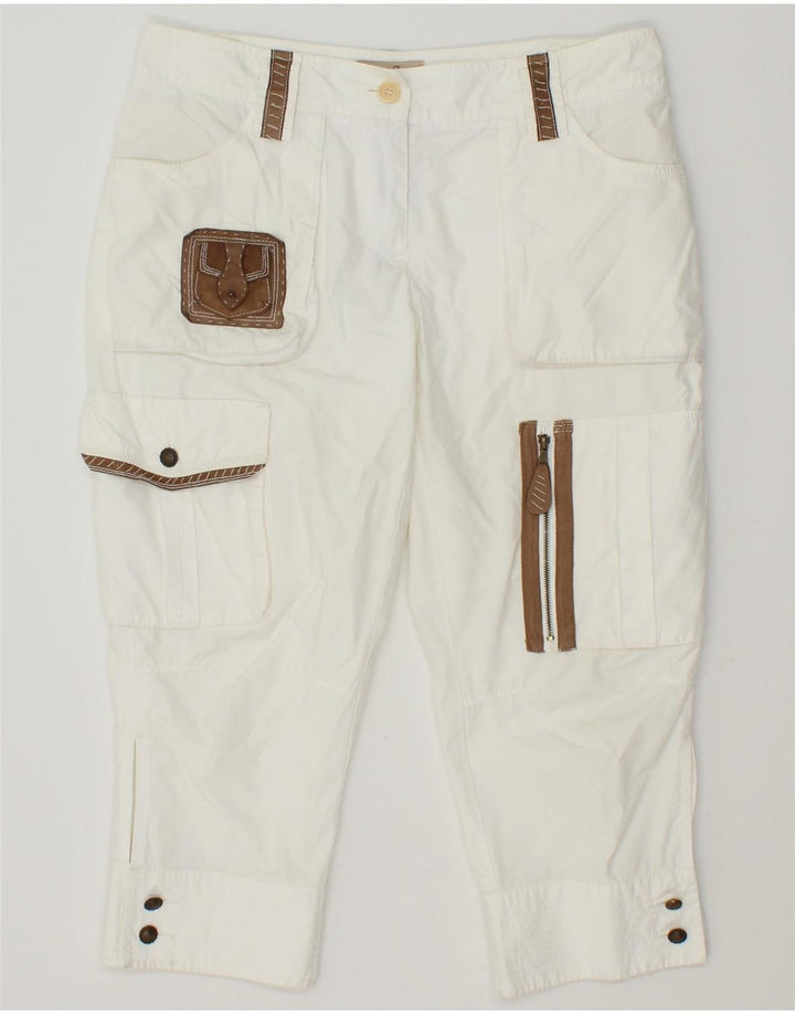 MARLBORO CLASSICS Womens Cargo Bermuda Shorts EU 42 Large W30  White Vintage Marlboro Classics and Second-Hand Marlboro Classics from Messina Hembry 