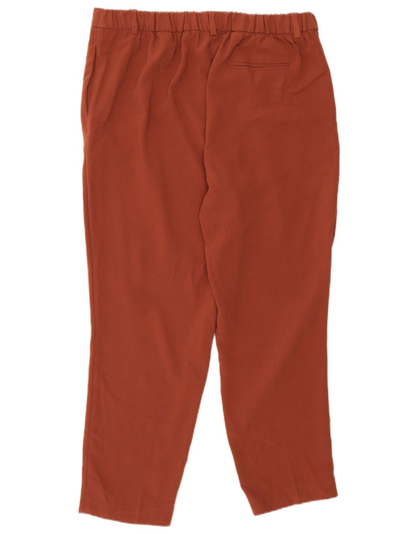 Женские укороченные брюки Marks & Spencer UK 14, большие W32 L25, коричневые
