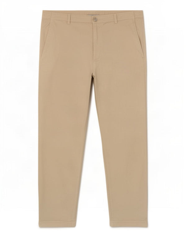Zara Womens Tapered Chino Trousers 2XL W34 L26 Beige Cotton