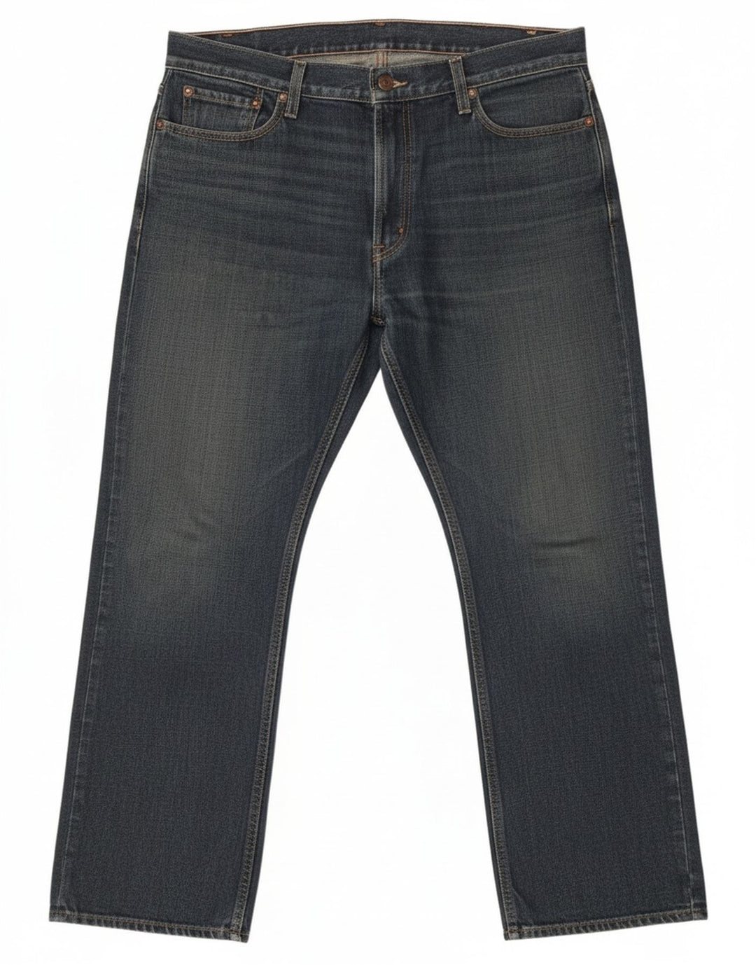 Мужские прямые джинсы Levi's 514 W36 L30 синие, хлопок