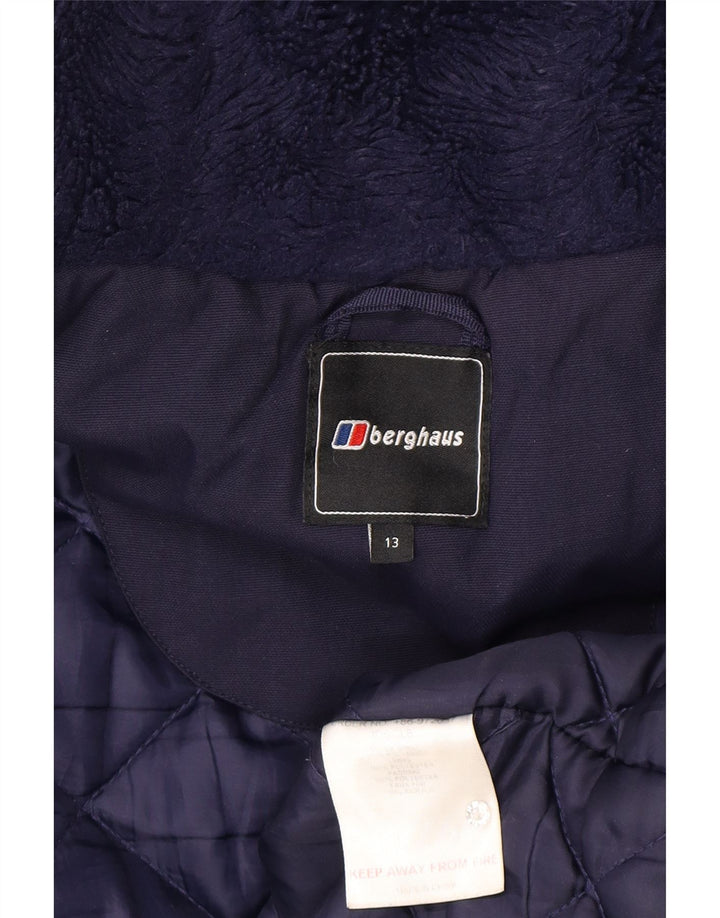Berghaus Утепленная куртка с капюшоном для мальчиков 12-13 лет Темно-синий Полиамид