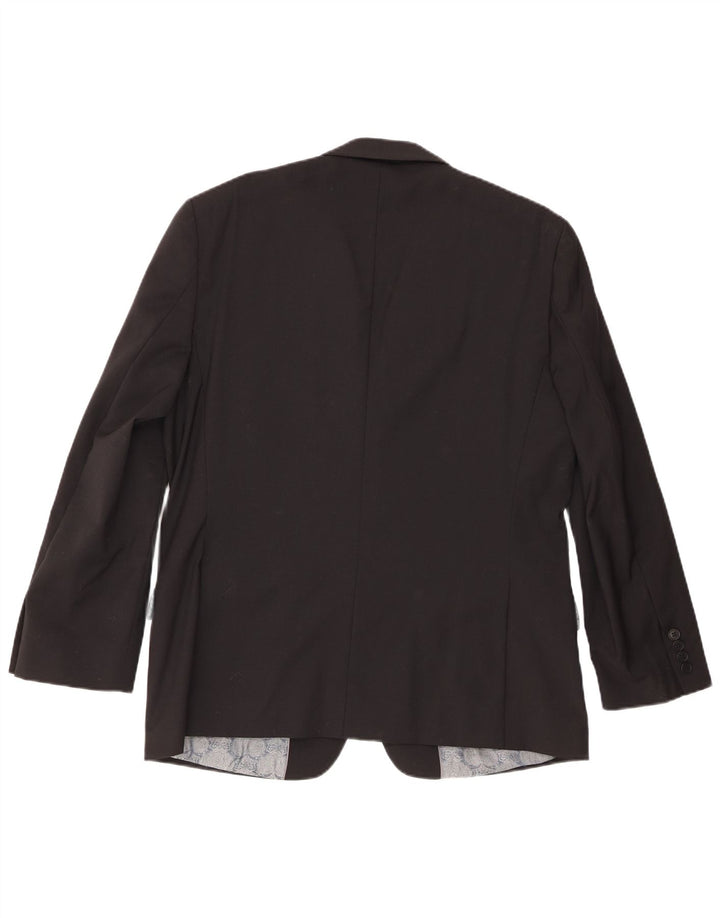 Мужской пиджак на двух пуговицах Ted Baker UK 42 XL, черная шерсть