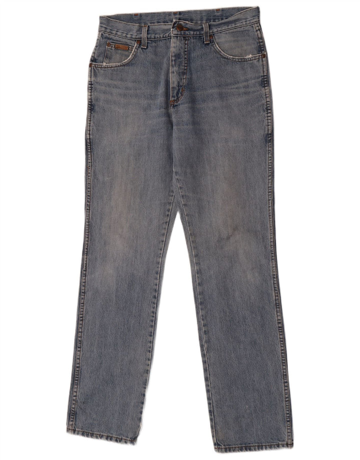 Мужские прямые джинсы Wrangler Texas W33 L34, синий хлопок