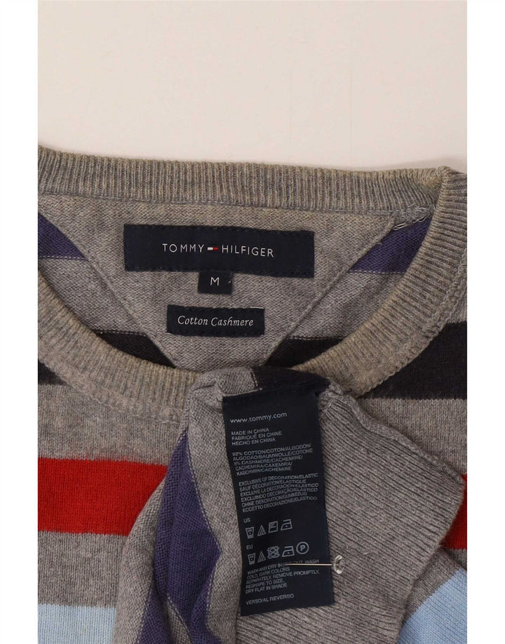 Мужской джемпер с круглым вырезом Tommy Hilfiger, средний разноцветный в полоску