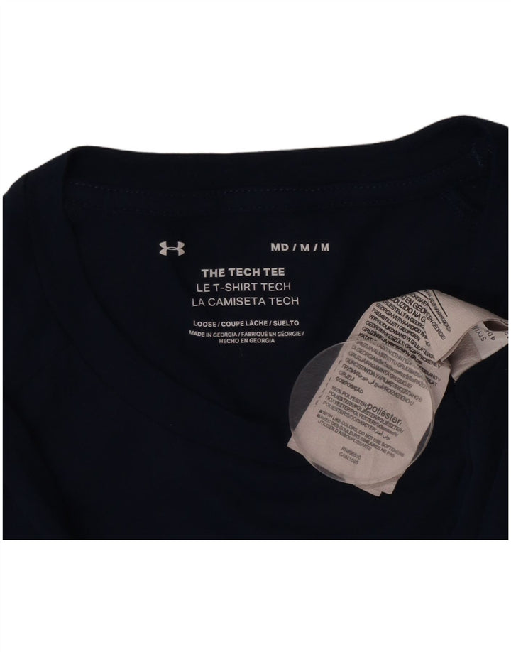 Мужская футболка Under Armour Верх среднего размера, темно-синий, полиэстер
