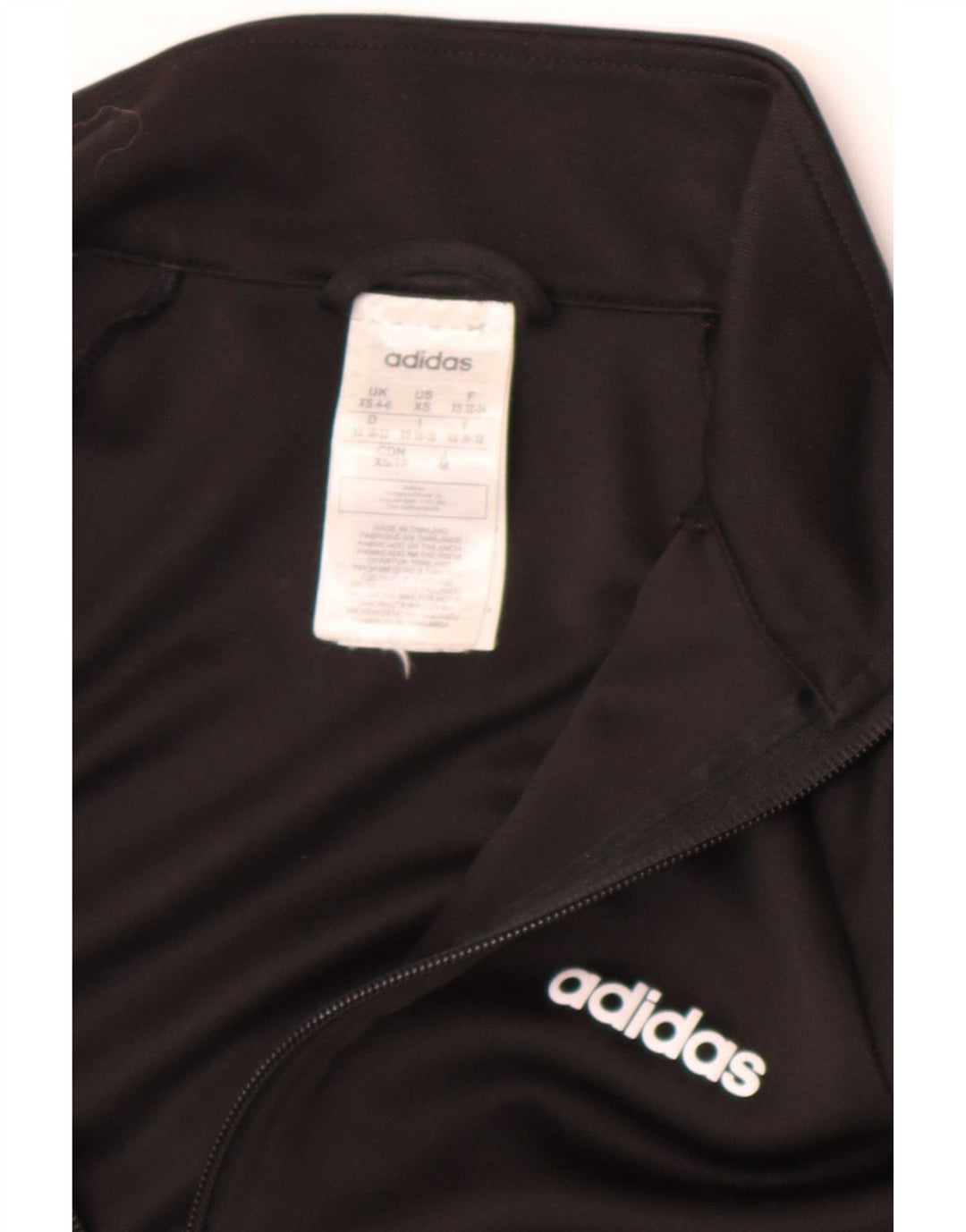 Женская спортивная куртка Adidas Climalite UK 4/6 XS, черный полиэстер