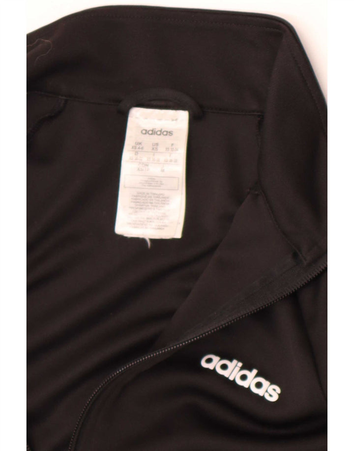 Женская спортивная куртка Adidas Climalite UK 4/6 XS, черный полиэстер