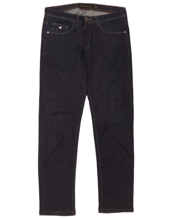 Мужские зауженные джинсы Massimo Dutti EU 40 Medium W31 L30 Темно-синие