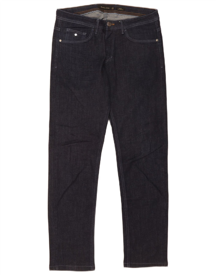 Мужские зауженные джинсы Massimo Dutti EU 40 Medium W31 L30 Темно-синие