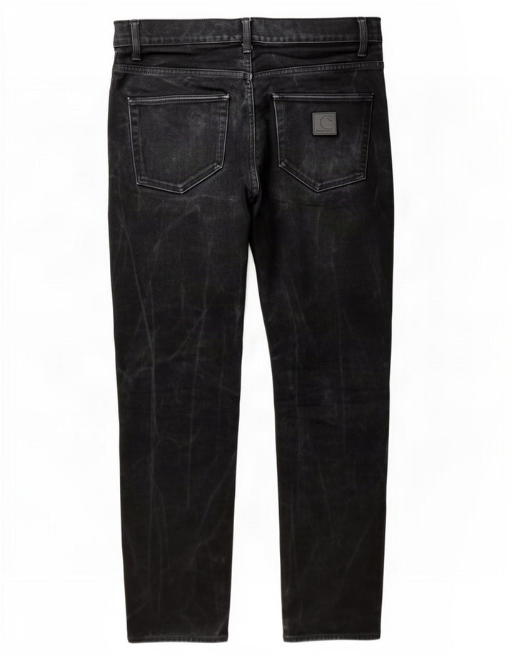 Мужские прямые джинсы Carhartt W32 L32 серые, хлопок