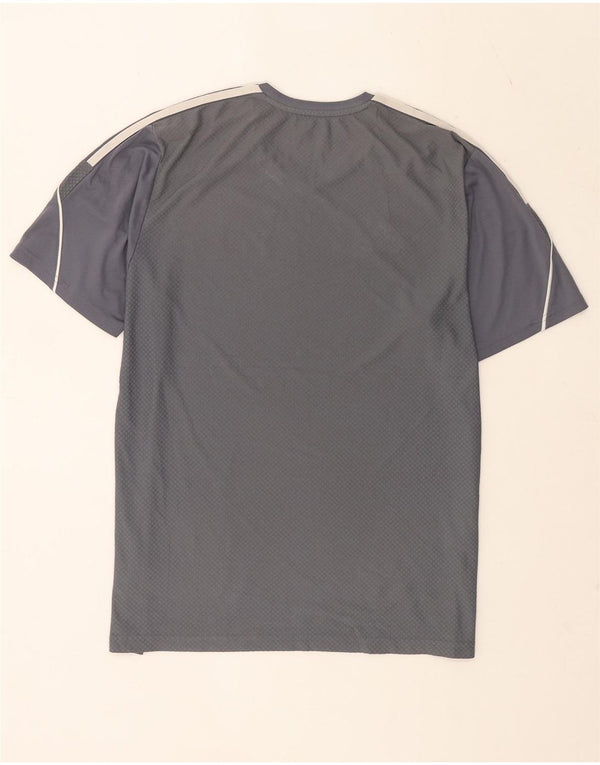 Мужская футболка Adidas Swindon Town FC Slim Fit, большой серый полиэстер