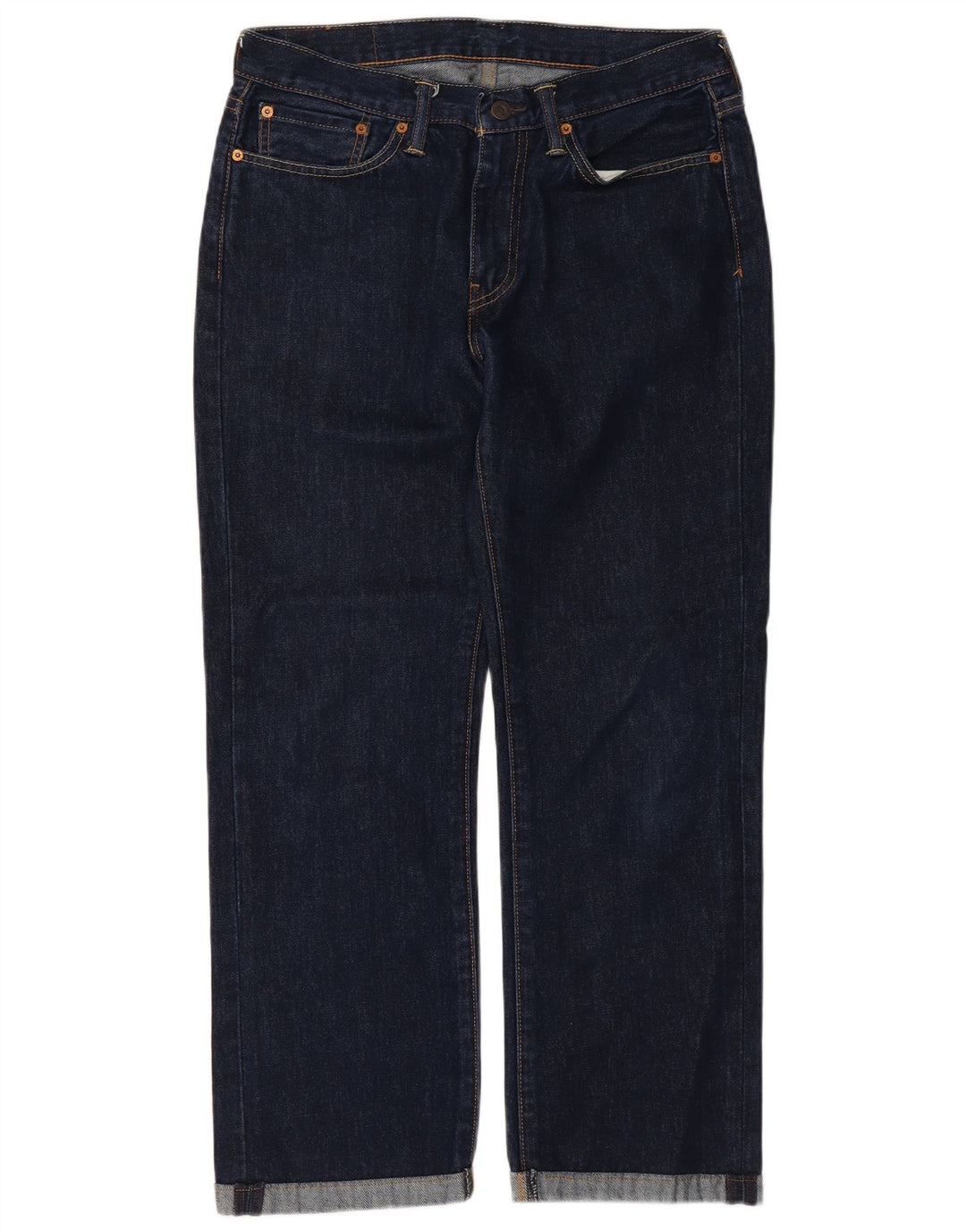 Мужские прямые джинсы Levi's 514 W32 L27 темно-синие, хлопок