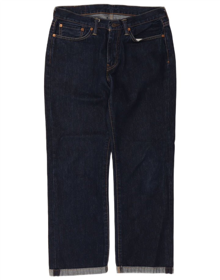 Мужские прямые джинсы Levi's 514 W32 L27 темно-синие, хлопок