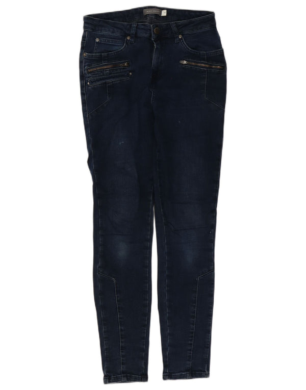 Женские джинсы скинни MINT VELVET UK 10, маленькие W29 L29, темно-синие, хлопок