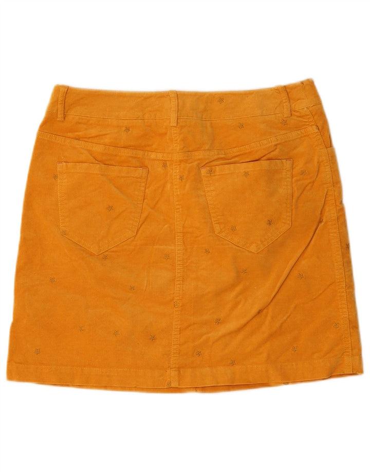 Женская мини-юбка с абстрактным узором White Stuff UK 10, маленькая W30, желтая