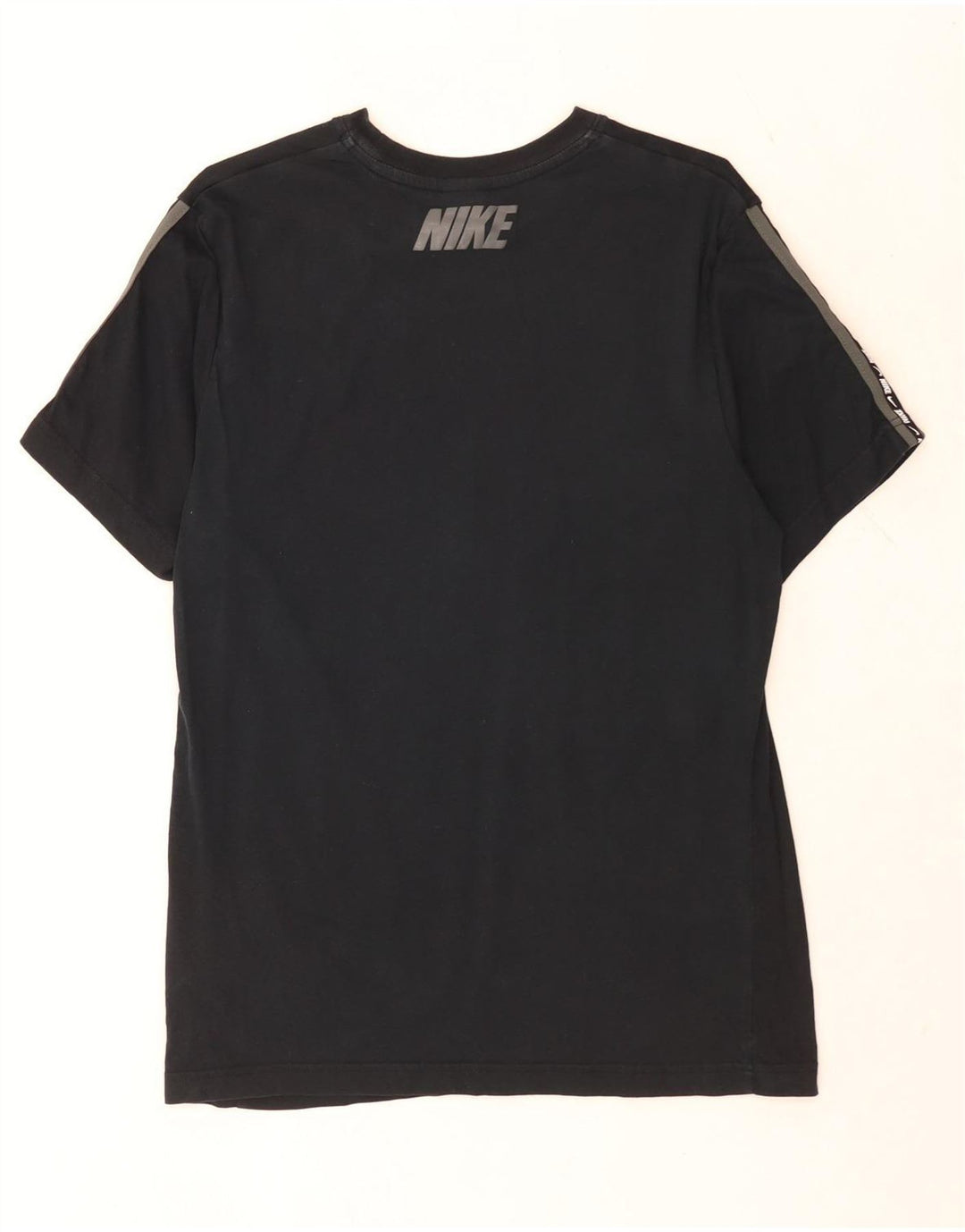 Мужская футболка с графическим рисунком Nike, средний черный хлопок
