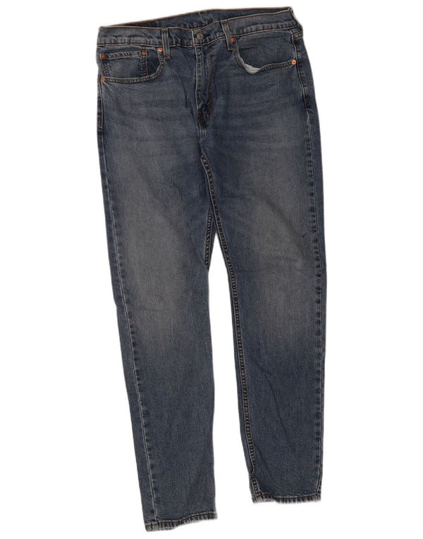 Мужские зауженные джинсы Levi's 512 W34 L34 синие, хлопок