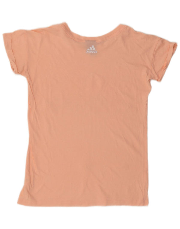 Женская футболка с рисунком Adidas Top UK 4/6 XS Розовая