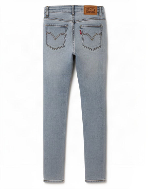 Джинсы Levi's Super Skinny 720 для девочек 9–10 лет W22 L25, синий хлопок