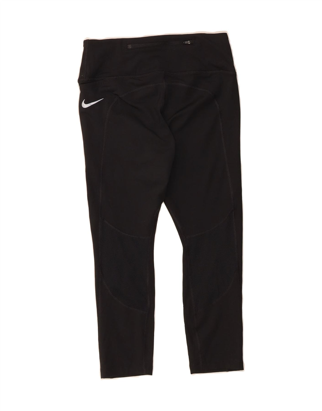NIKE Womens Capri Leggings UK 12 Medium  Black Polyester Vintage Nike and Second-Hand Nike from Messina Hembry 