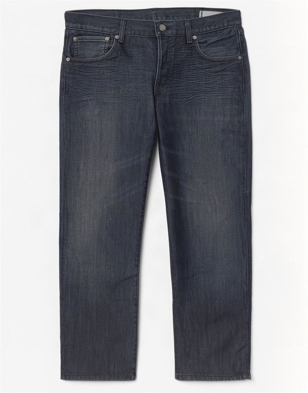 Мужские прямые джинсы Levi's 501 W36 L27 темно-синие, хлопок