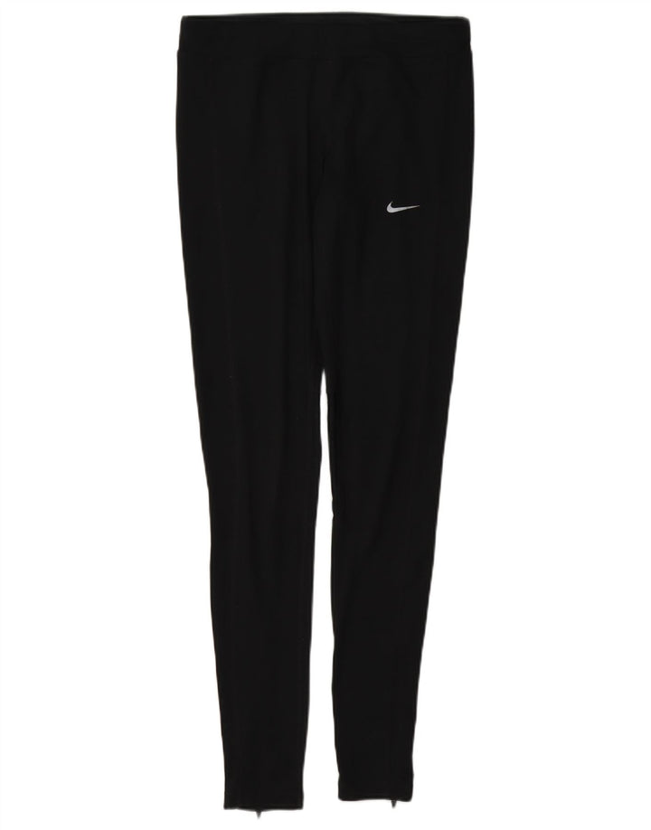 Женские леггинсы Nike Dri Fit UK 10, маленькие черные
