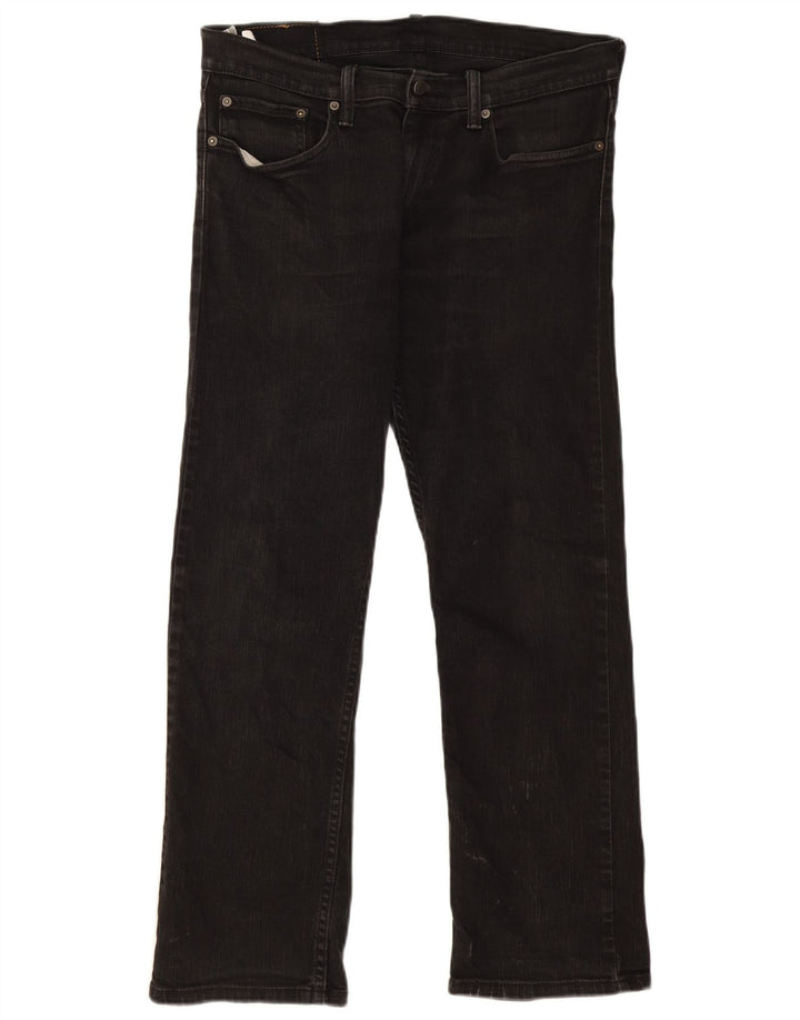 Мужские прямые джинсы Levi's 514 W32 L29, черный хлопок