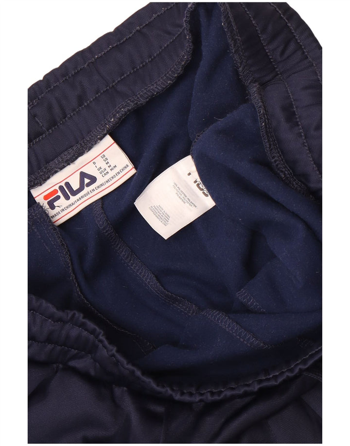 Fila Мужские спортивные брюки джоггеры среднего размера, темно-синий, полиэстер