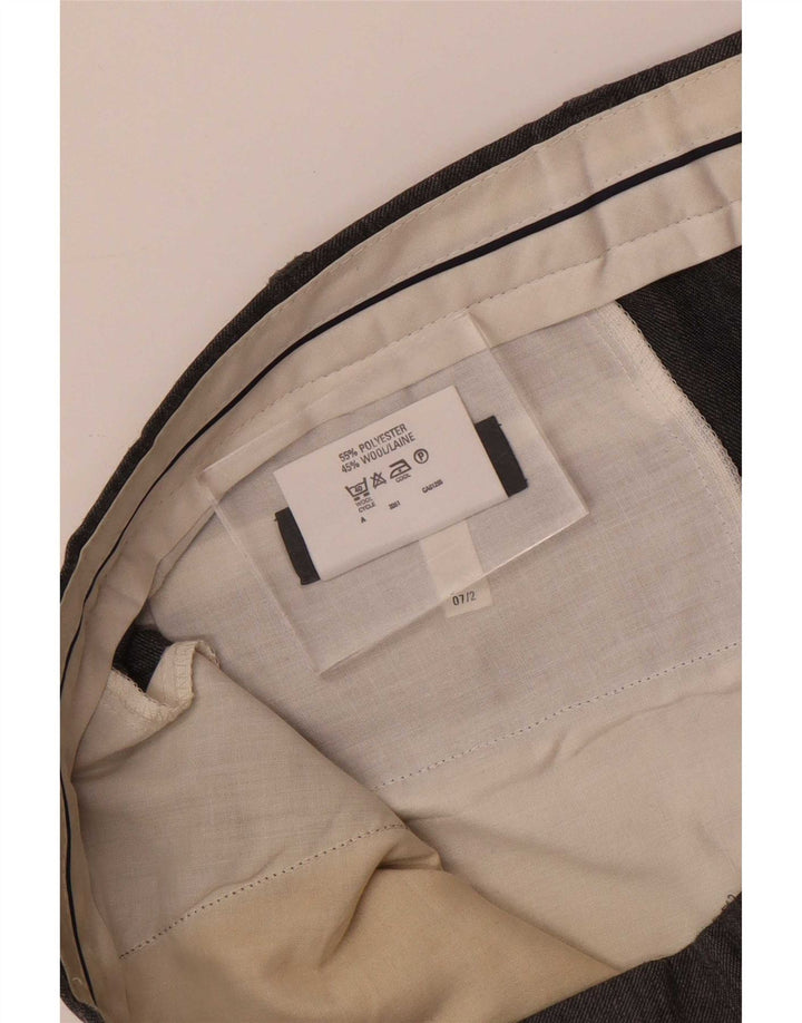 Мужские прямые костюмные брюки Marks & Spencer St. Michael W38 L33 серые