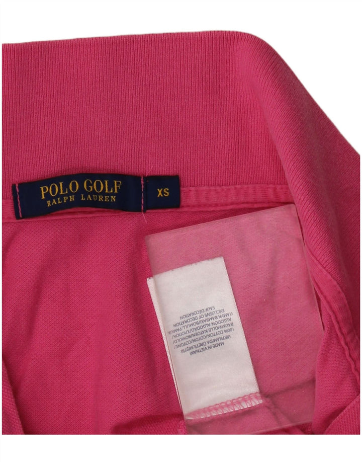 Женская рубашка поло POLO RALPH LAUREN UK 6 XS, розовый хлопок