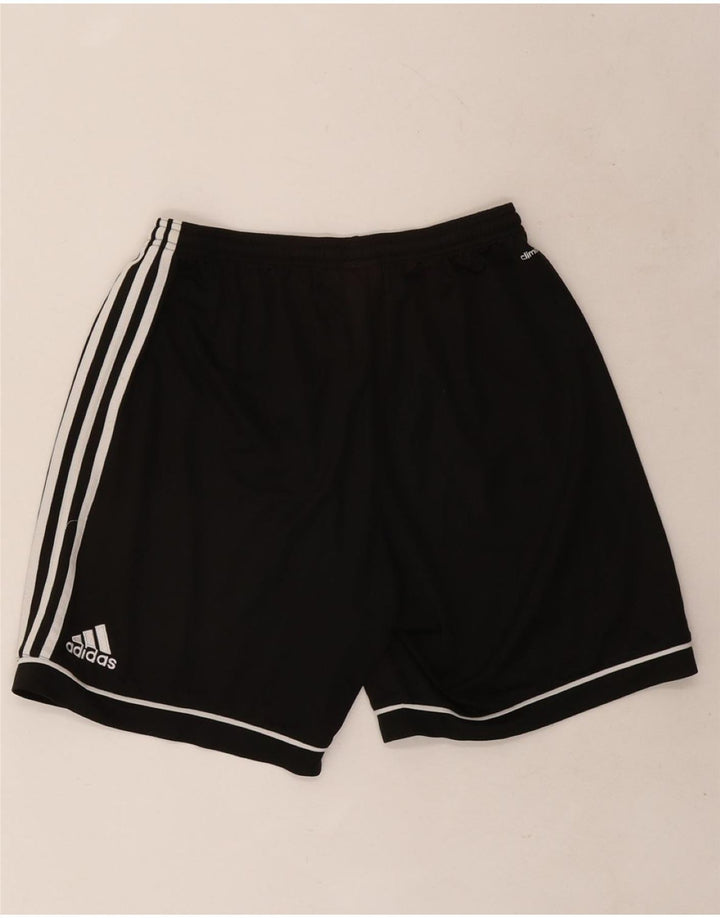 Мужские спортивные шорты Adidas Climalite, большие черные из полиэстера