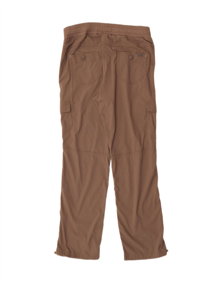L.L.BEAN Womens Straight Cargo Trousers Medium W30 L30 Brown Nylon Vintage L.L.Bean and Second-Hand L.L.Bean from Messina Hembry 