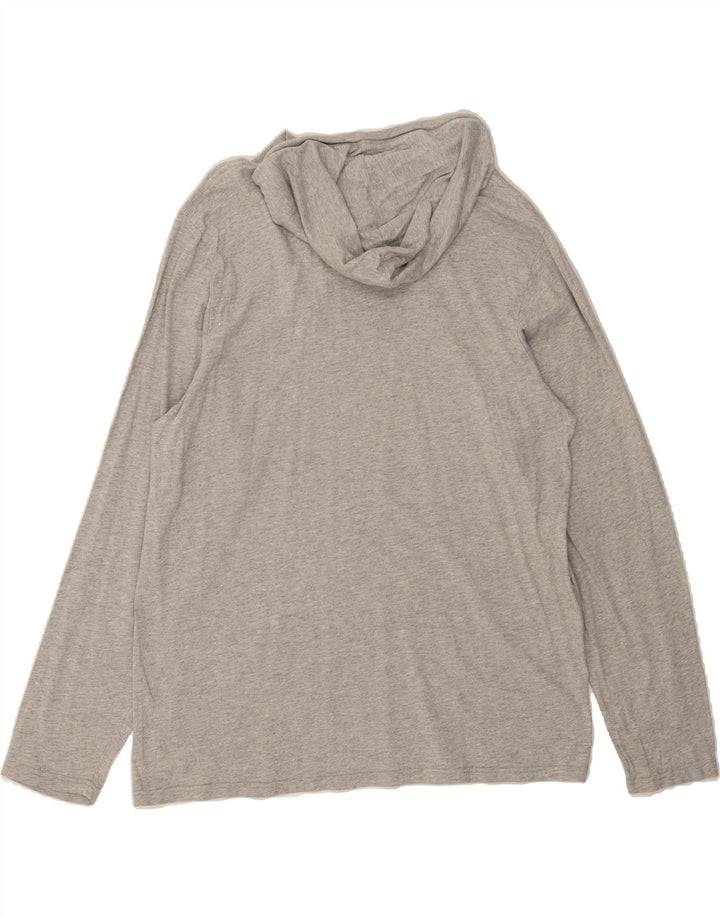 POLO RALPH LAUREN Mens Hooded Top Long Sleeve Medium Grey Vintage Polo Ralph Lauren and Second-Hand Polo Ralph Lauren from Messina Hembry 
