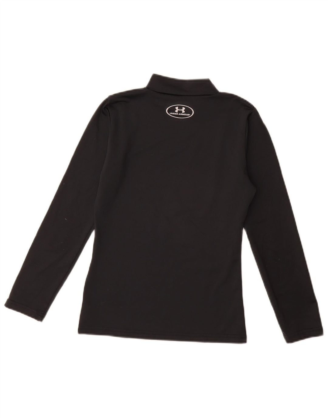 Топ Cold Gear для девочек UNDER ARMOR, длинный рукав, 9–10 лет, средний черный