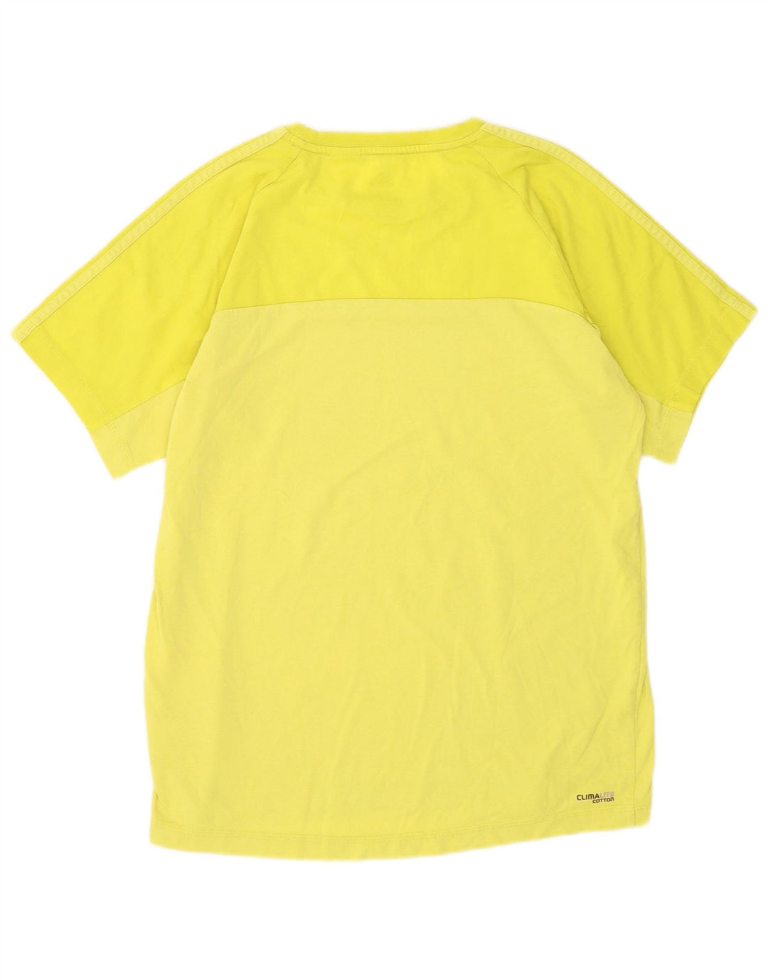 Adidas Мужская футболка Climalite Top Medium Yellow Cotton
