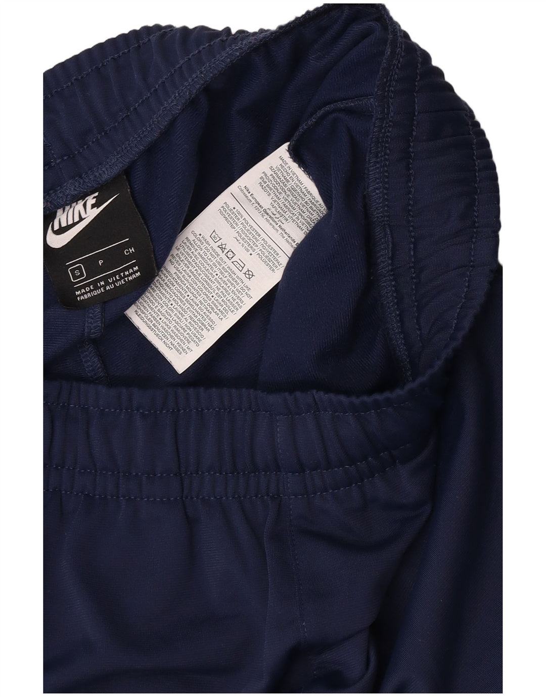 Мужские спортивные брюки Nike, маленькие темно-синие брюки из полиэстера