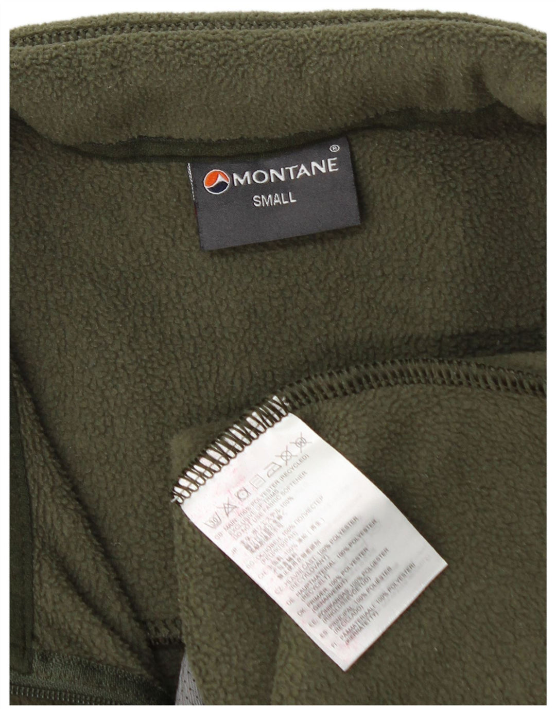 Мужская флисовая куртка Montane UK 36, маленький цвет хаки, полиэстер
