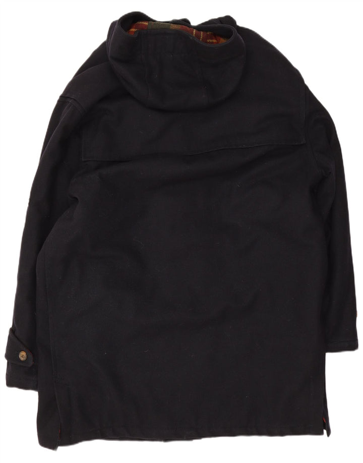 Мужской дафлкот Ivy Oxford с капюшоном IT 54 2XL Черный Полиэстер