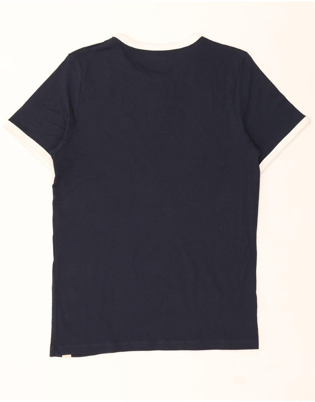 JACK & JONES Mens Graphic T-Shirt Top Medium Navy Blue Cotton Vintage Jack & Jones and Second-Hand Jack & Jones from Messina Hembry 
