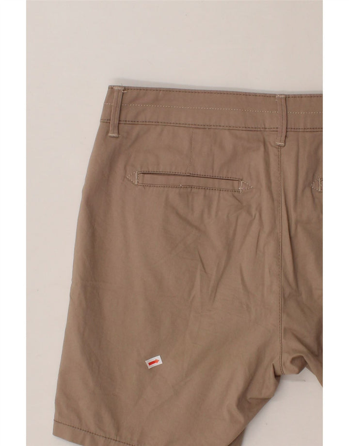LEE Womens Casual Shorts UK 14 Medium W32 Brown Cotton Vintage Lee and Second-Hand Lee from Messina Hembry 
