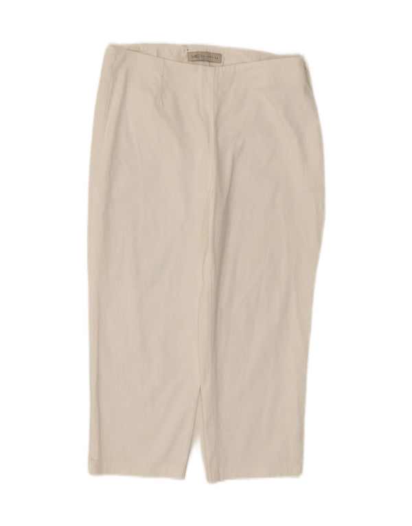 Женские капри Marks & Spencer UK 10, маленькие W28 L20, белый хлопок